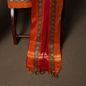 Dharwad Mercerised Cotton 3pc Unstitched Dress Material Suit Set with Woven Border 17