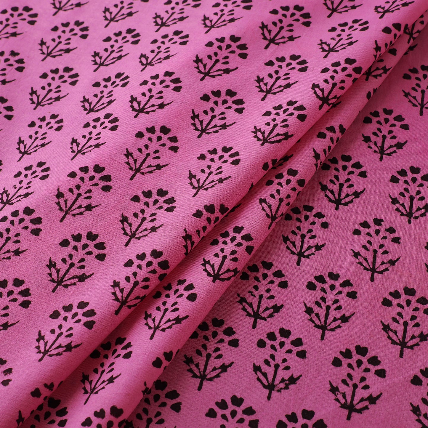 Bagh Hand Block Print Natural Dyed Cotton Fabric 17