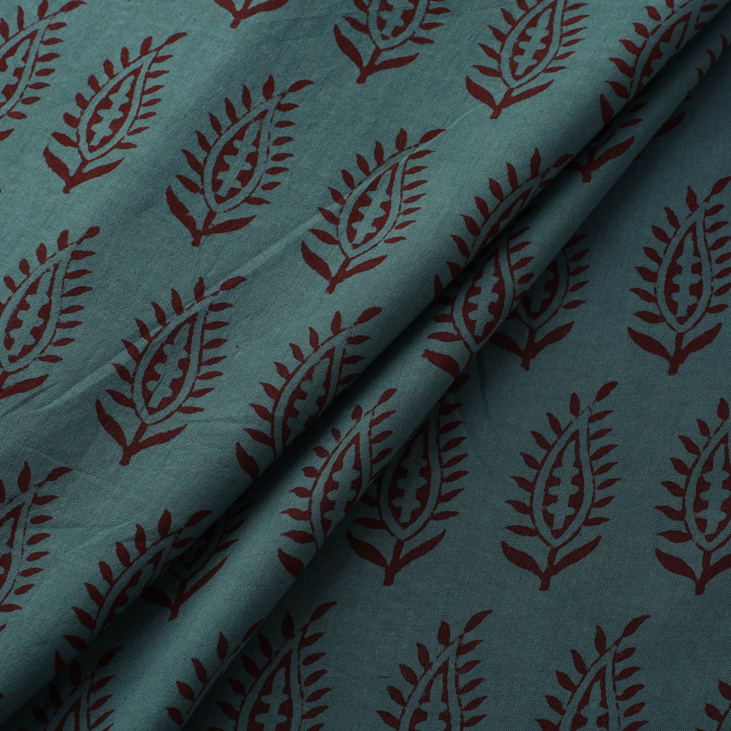 Bagh Hand Block Print Natural Dyed Cotton Fabric 18