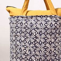 kantha block print shopping bag