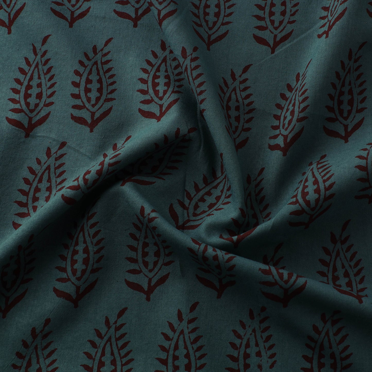 Bagh Hand Block Print Natural Dyed Cotton Fabric 18