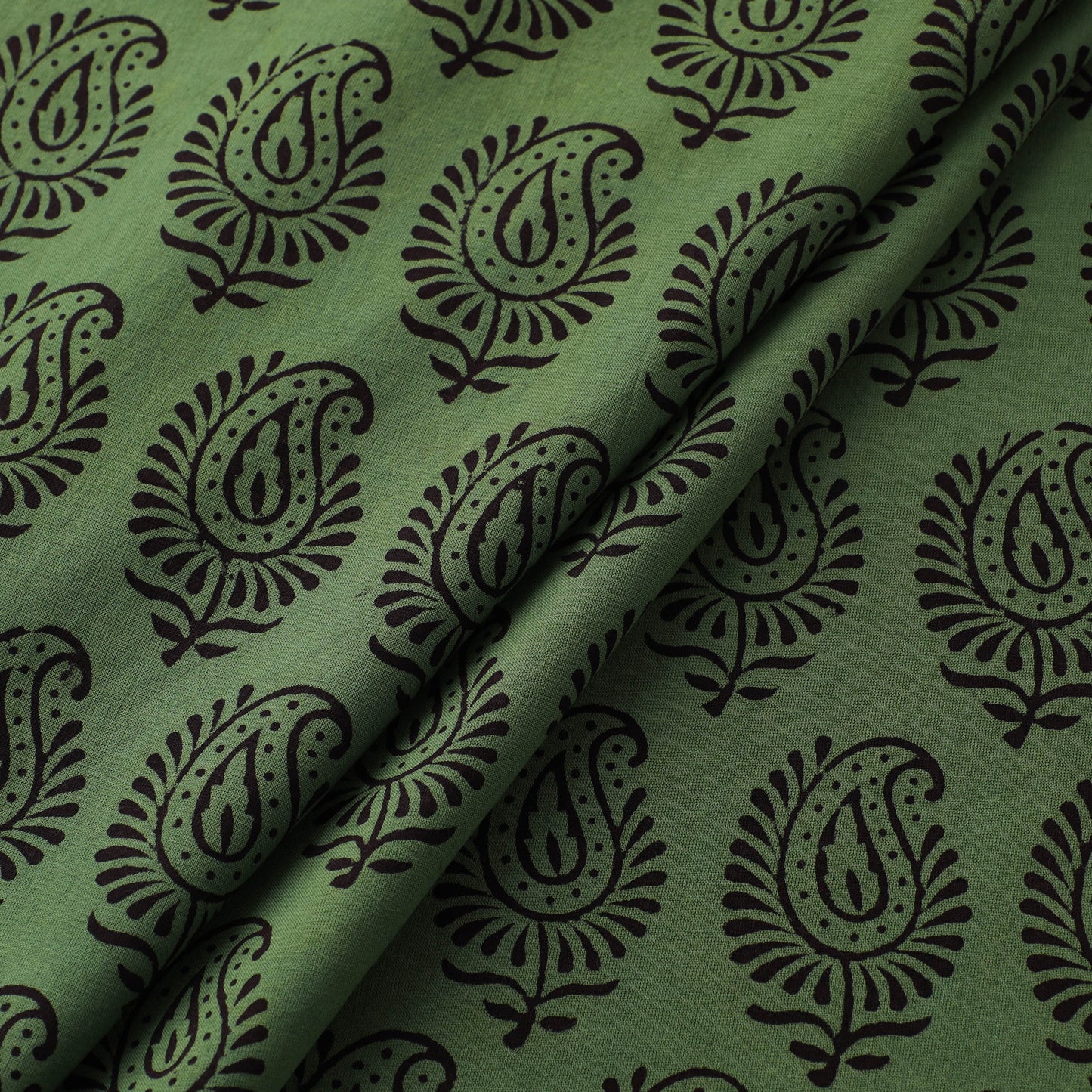 Bagh Hand Block Print Natural Dyed Cotton Fabric 19