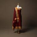 Dharwad Mercerised Cotton 3pc Unstitched Dress Material Suit Set with Woven Border 18