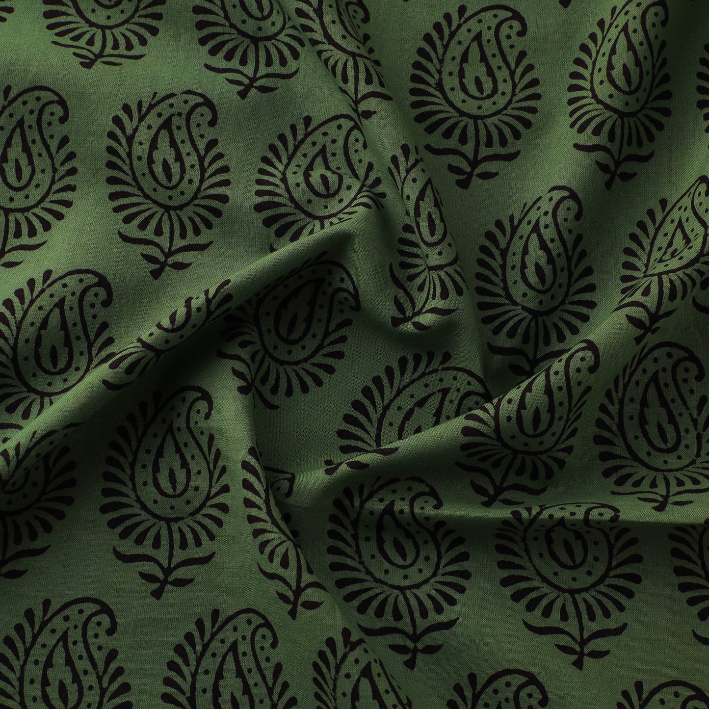 Bagh Hand Block Print Natural Dyed Cotton Fabric 19