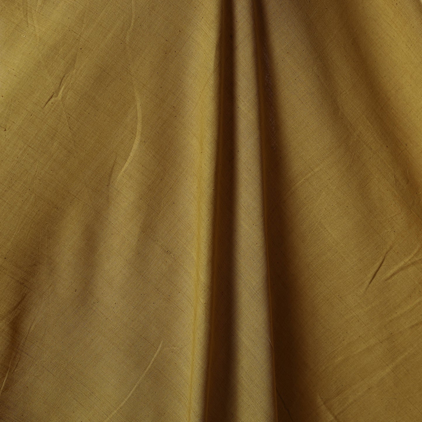 Yellow - handspun handloom natural dyed cotton kora plain
