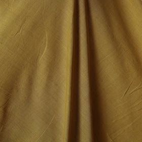 Yellow - handspun handloom natural dyed cotton kora plain