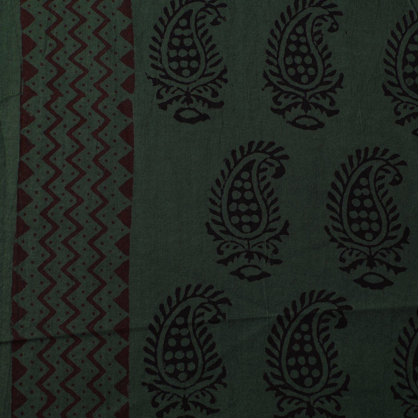 Bagh Hand Block Print Natural Dyed Cotton Fabric 20