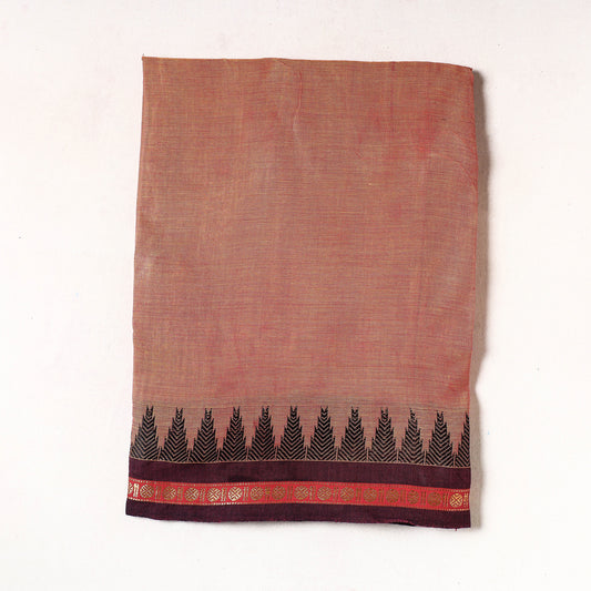 Brown - Kanchipuram Cotton Precut Fabric (1.8 Meter)
