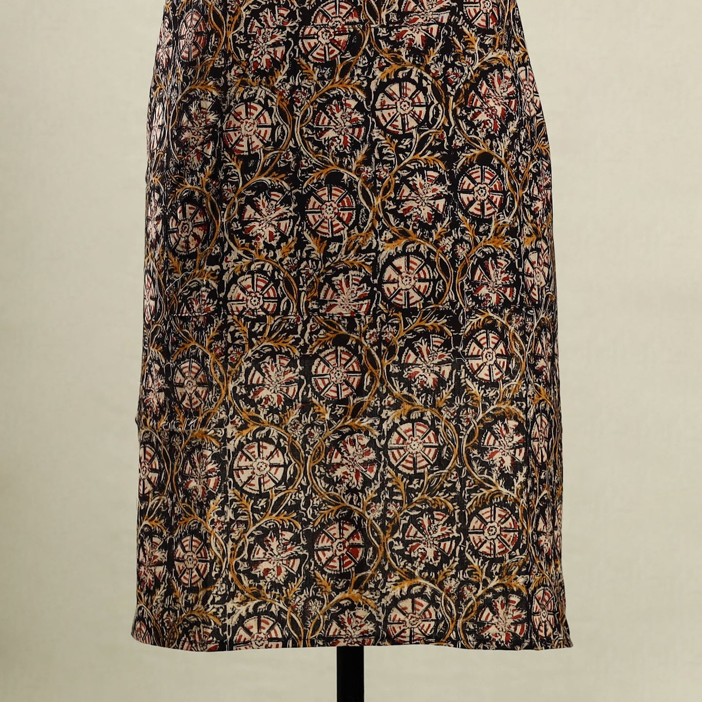Multicolor - kalamkari cotton apron with pocket 38