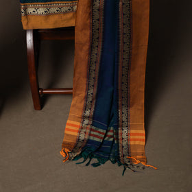 Dharwad Mercerised Cotton 3pc Unstitched Dress Material Suit Set with Woven Border 19