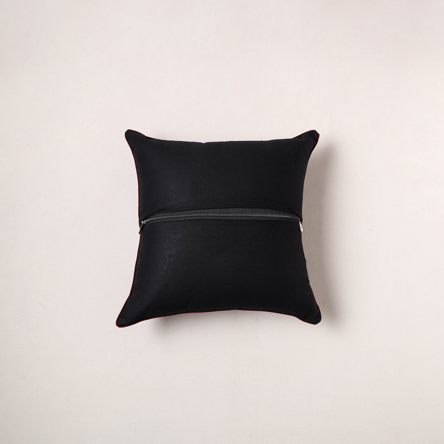 Ajrakh Print Cushion Cover (16 x 16 in) 01