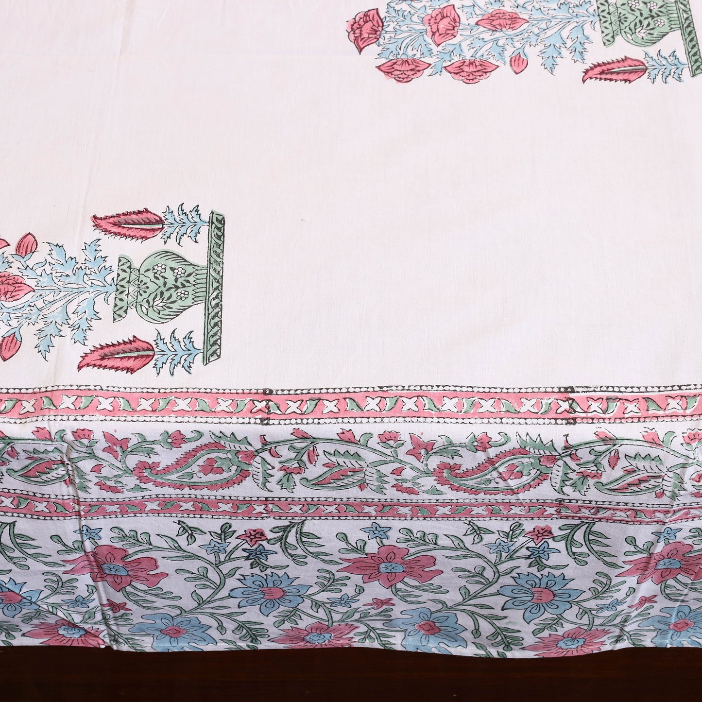 Sanganeri Double Bed Cover