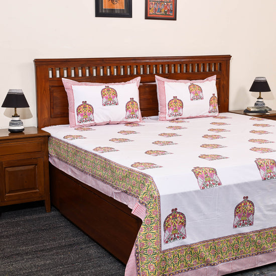 Sanganeri Double Bed Cover