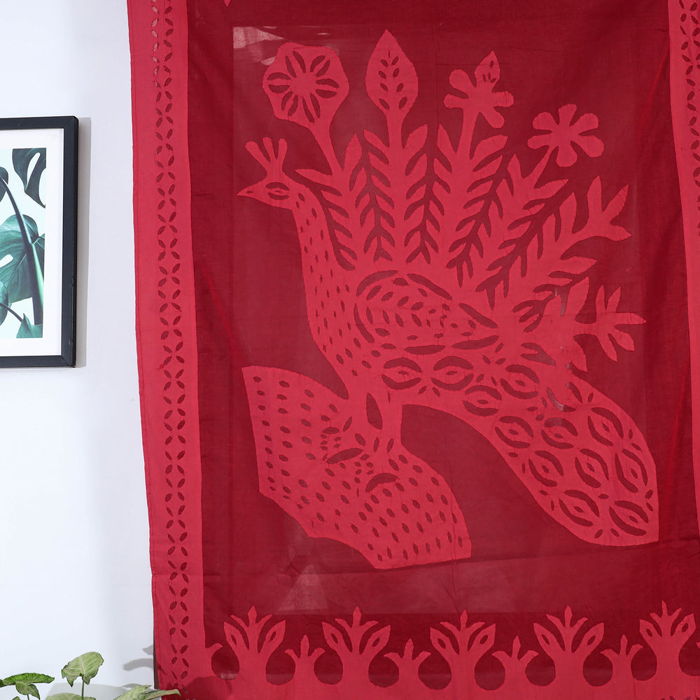 Applique Cutwork Window Curtain