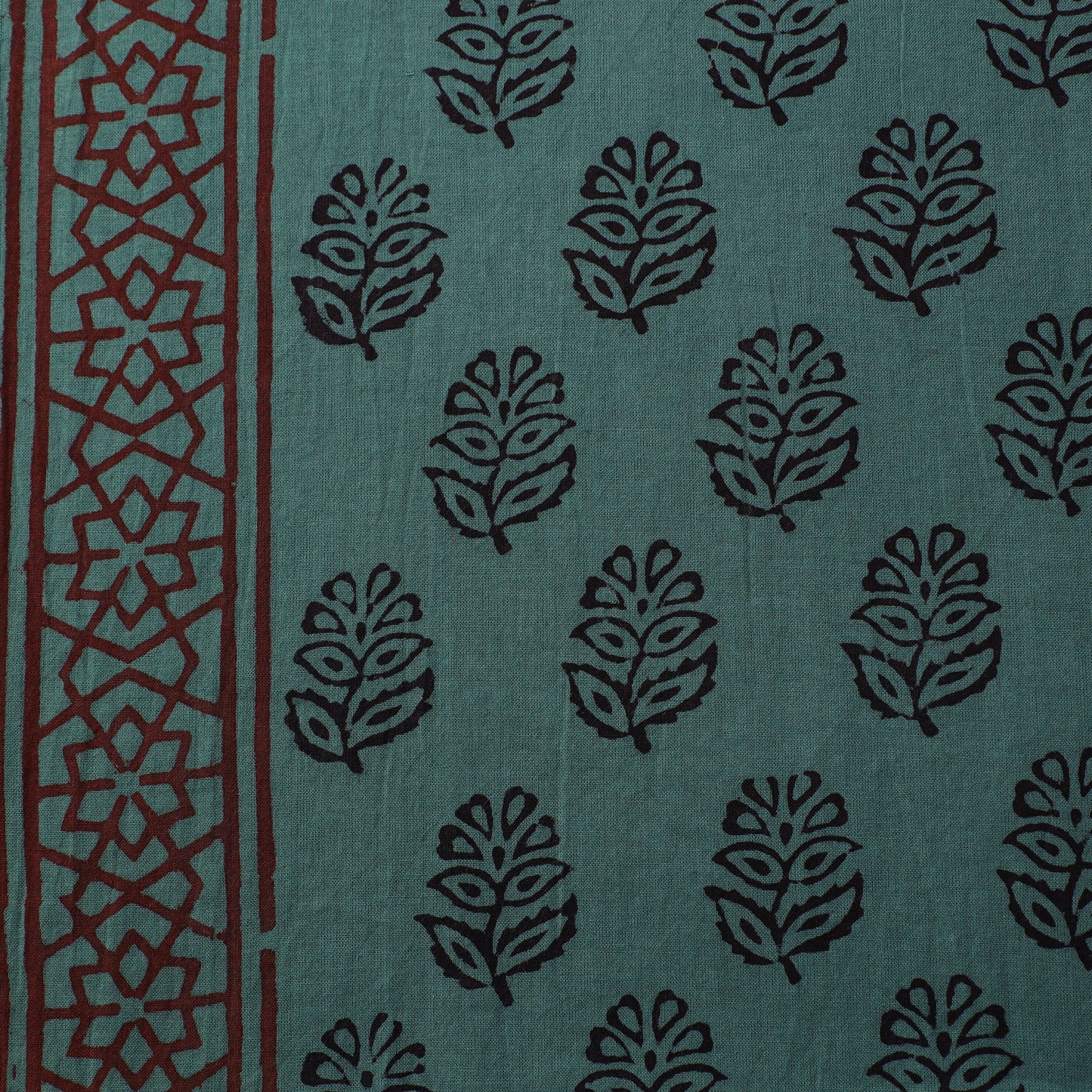 Bagh Hand Block Print Natural Dyed Cotton Fabric 22