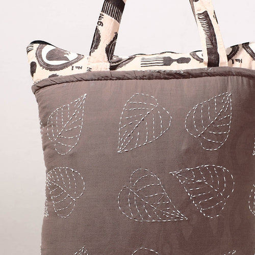 kantha shopping bag