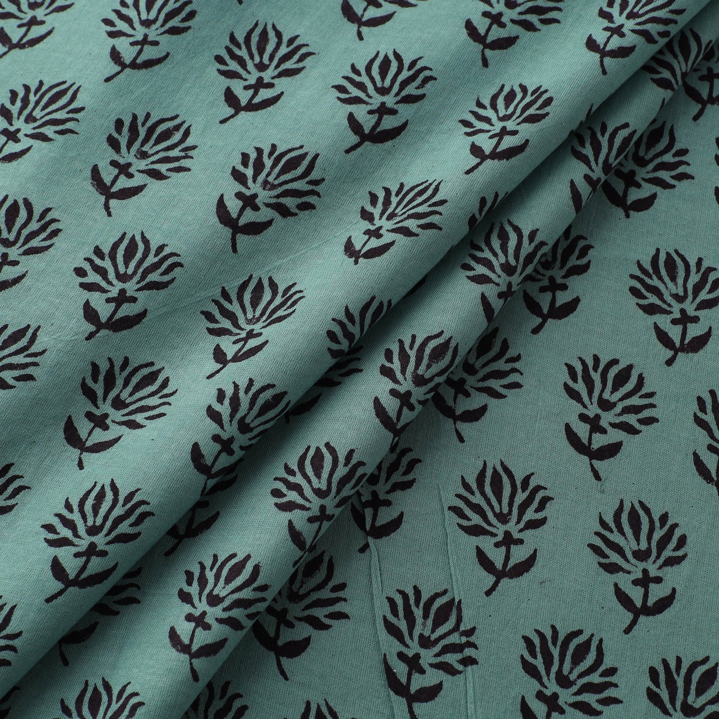 Bagh Hand Block Print Natural Dyed Cotton Fabric 23