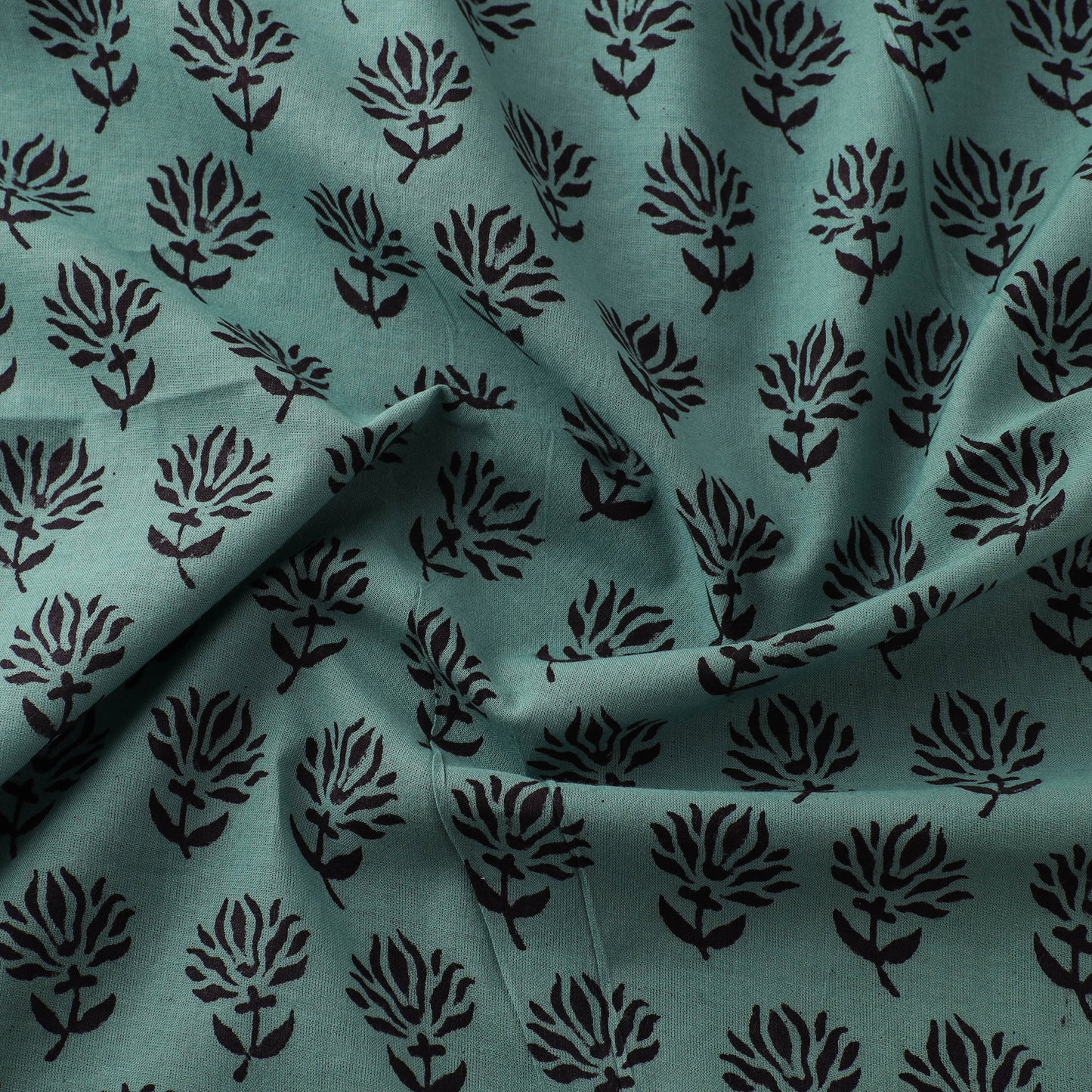 Bagh Hand Block Print Natural Dyed Cotton Fabric 23