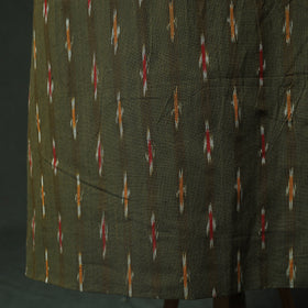 Pochampally Ikat Weave Cotton 2pc Unstitched Dress Material Kurta Set 19