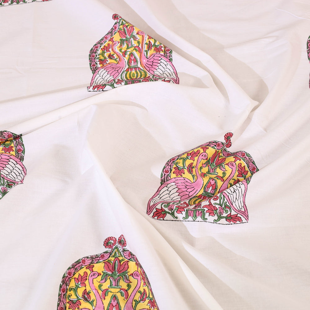 Sanganeri Double Bed Cover