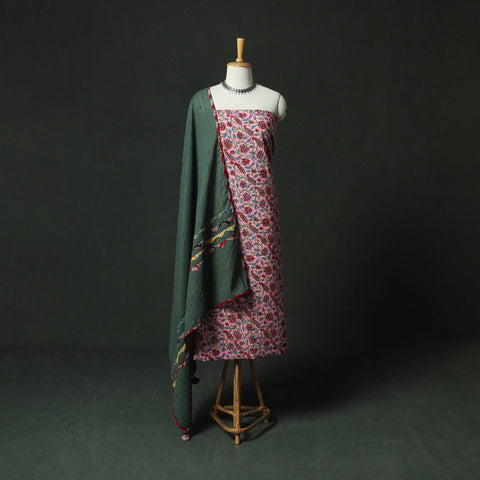 Sanganeri Hand Block Print Cotton 2pc Unstitched Dress Material Kurta Set 20