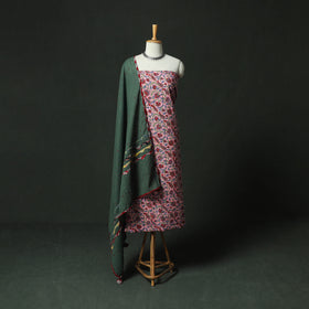 Sanganeri Hand Block Print Cotton 2pc Unstitched Dress Material Kurta Set 20