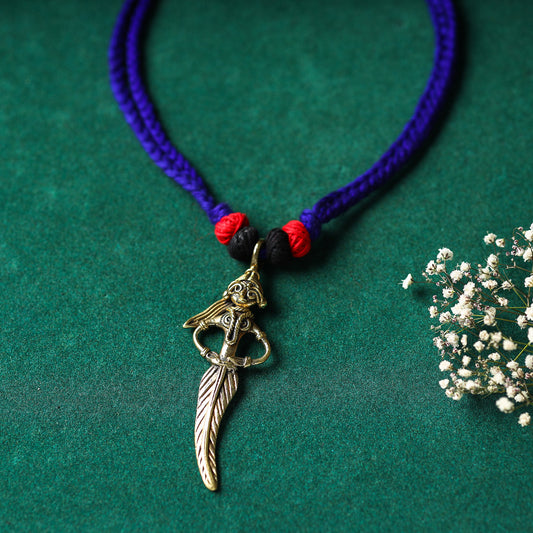 Tribal Handmade Dokra Figure Pendant Necklace