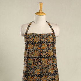 Multicolor Kalamkari Block Print Cotton Apron with Pocket