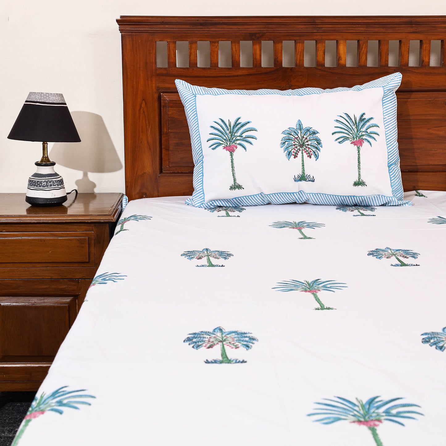 Sanganeri Double Bed Cover