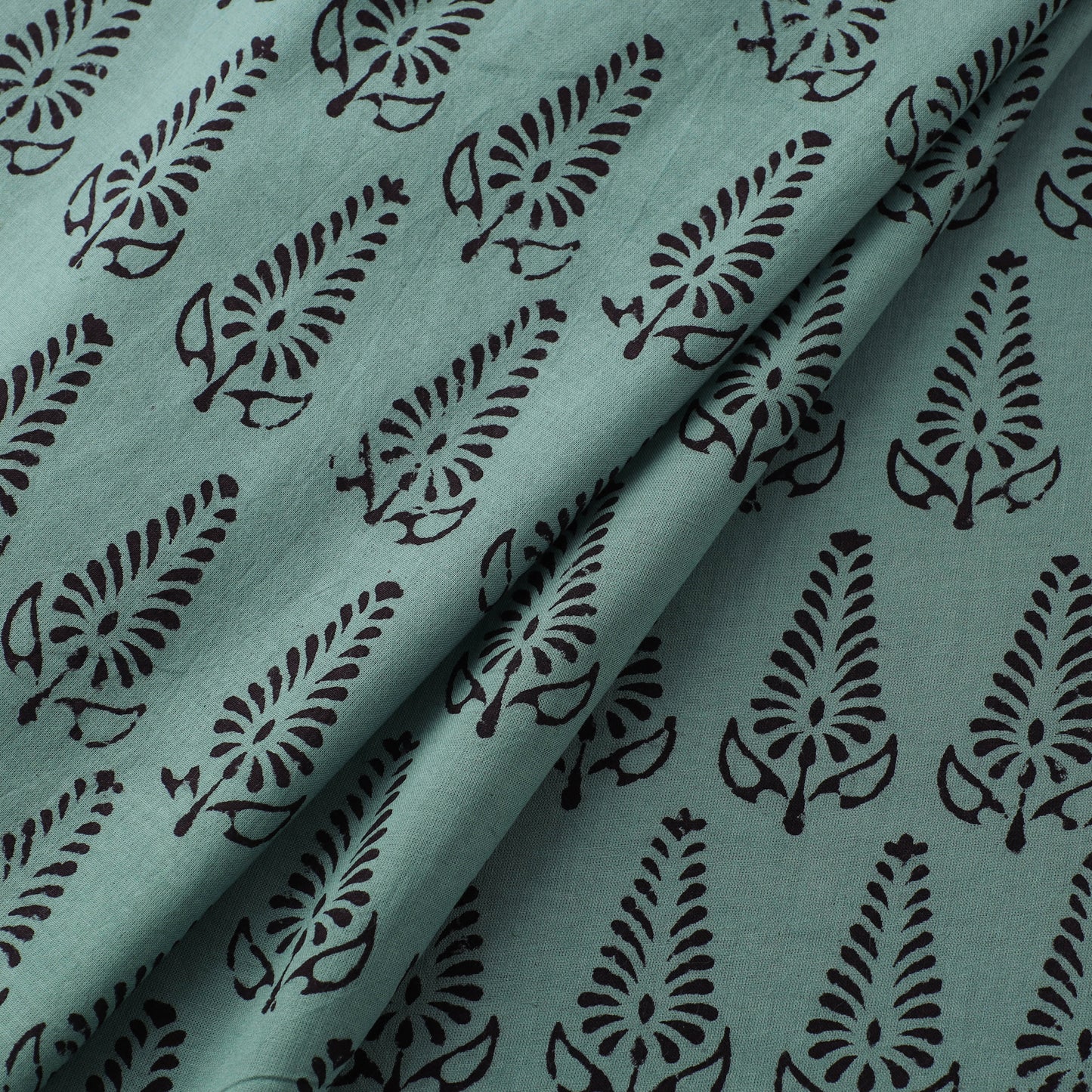 Bagh Hand Block Print Natural Dyed Cotton Fabric 25
