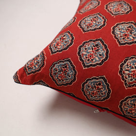Ajrakh Print Cushion Cover (16 x 16 in) 04