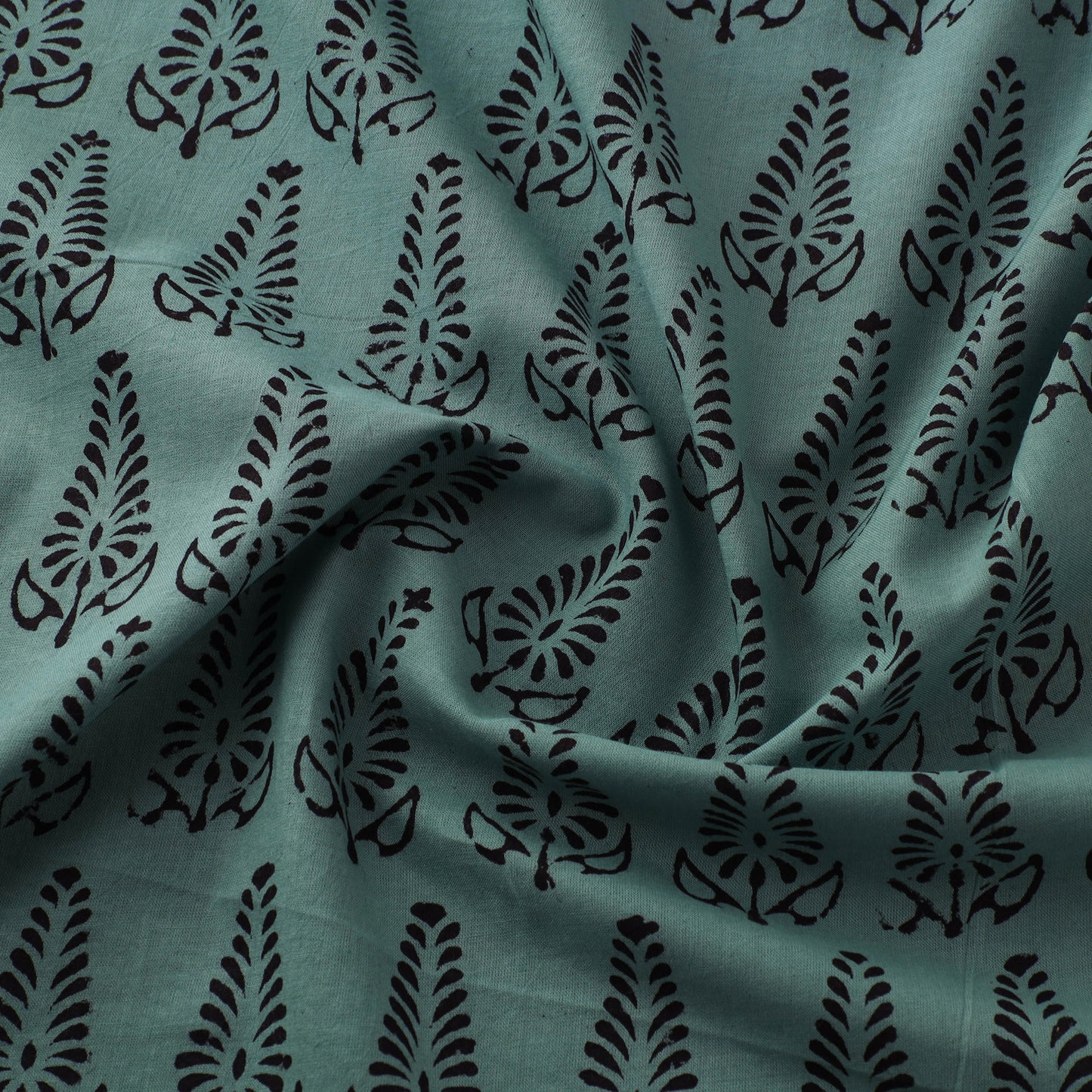 Bagh Hand Block Print Natural Dyed Cotton Fabric 25