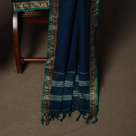 Dharwad Mercerised Cotton 3pc Unstitched Dress Material Suit Set with Woven Border 21