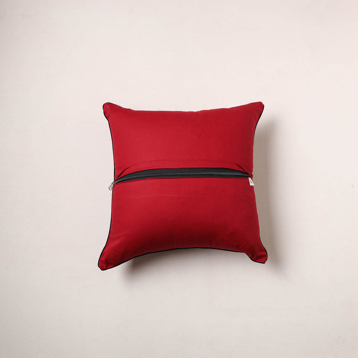 Ajrakh Print Cushion Cover (16 x 16 in) 04
