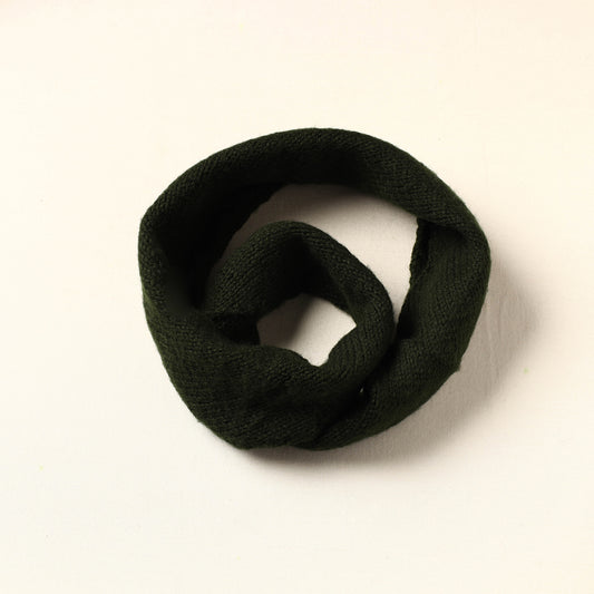 Green - Kumaun Hand Knitted Woolen Neck Warmer