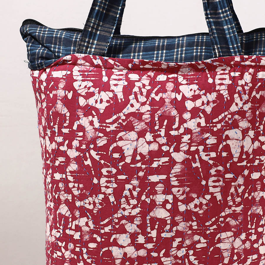 kantha shopping bag