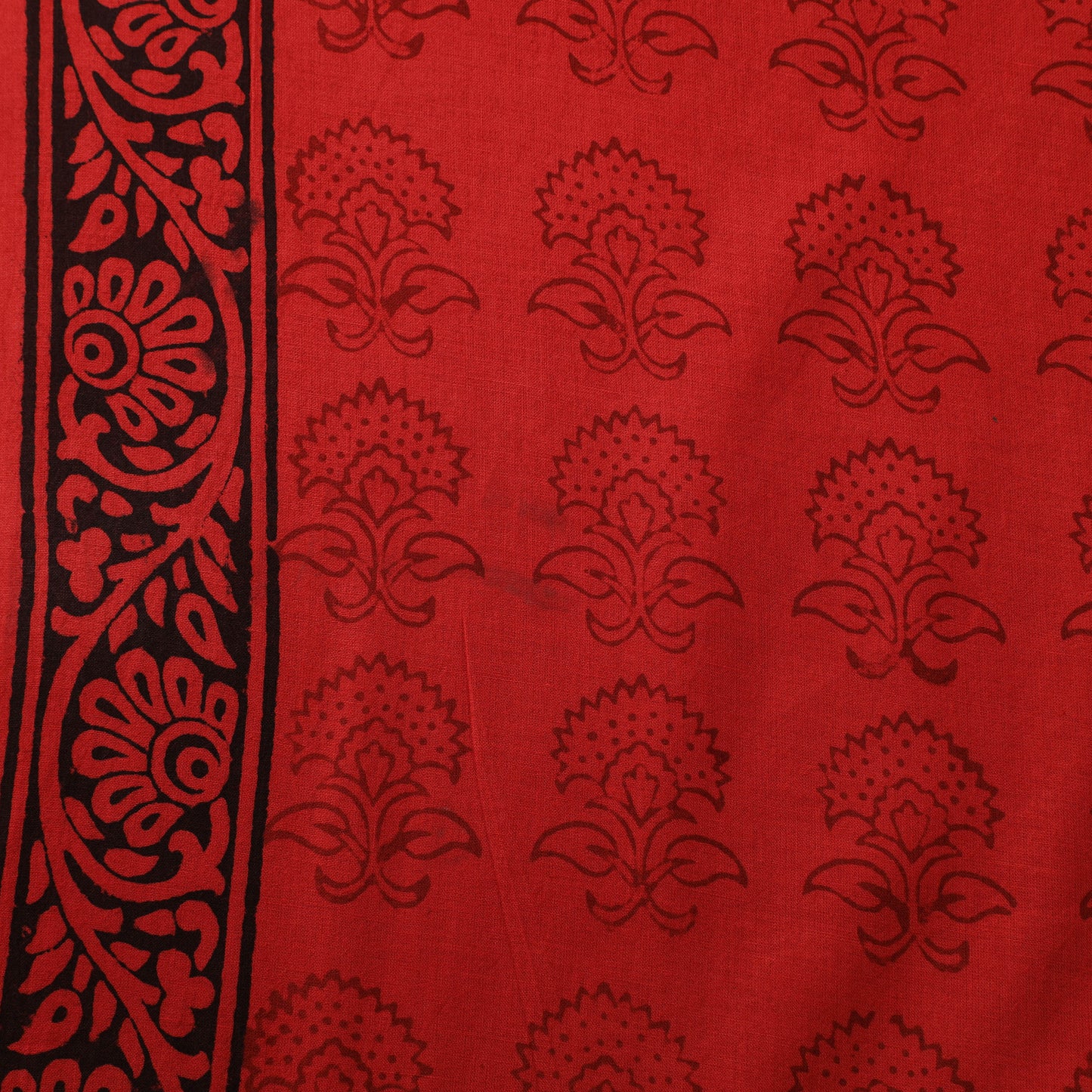 Bagh Hand Block Print Natural Dyed Cotton Fabric 26
