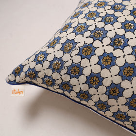 Ajrakh Print Cushion Cover (16 x 16 in) 05