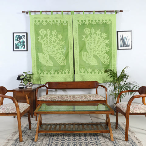 Applique Cutwork Window Curtain