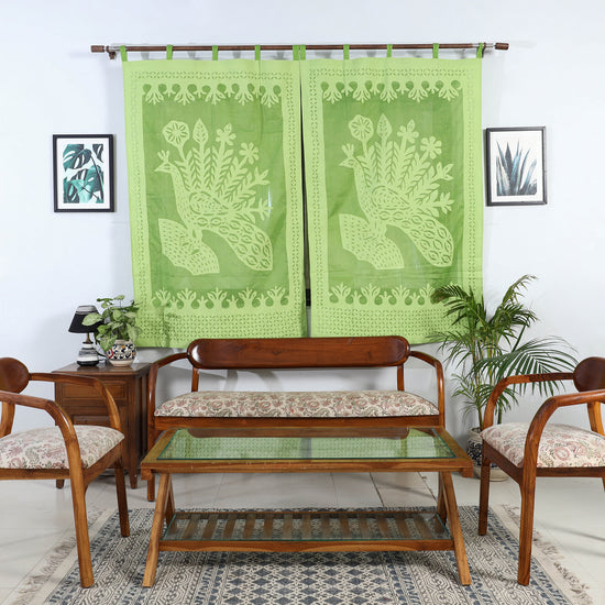 Applique Cutwork Window Curtain