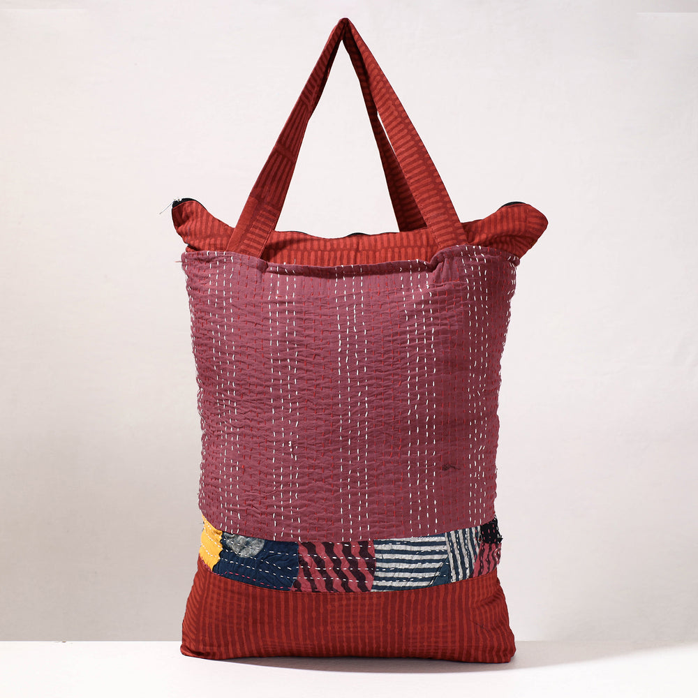 kantha shopping bag