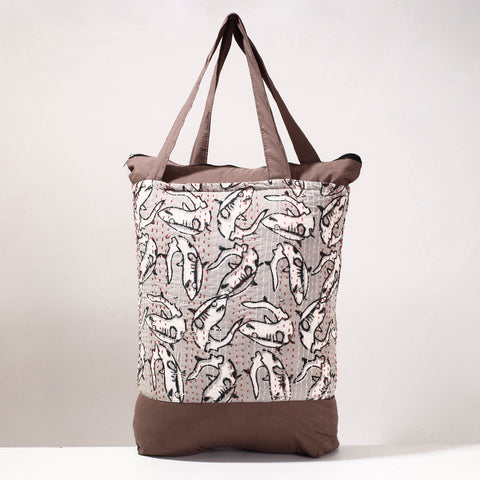 kantha shopping bag