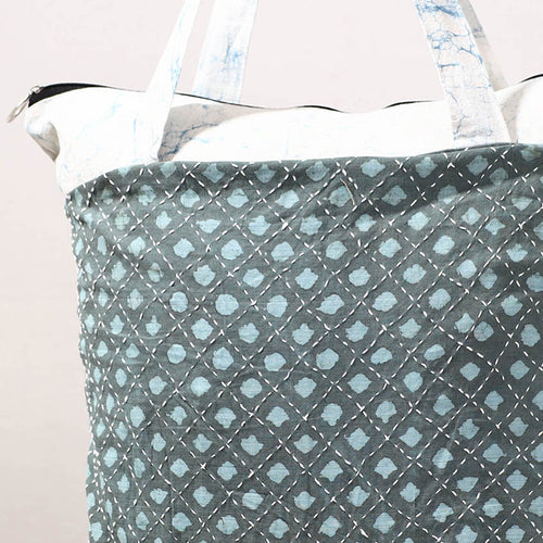 kantha shopping bag