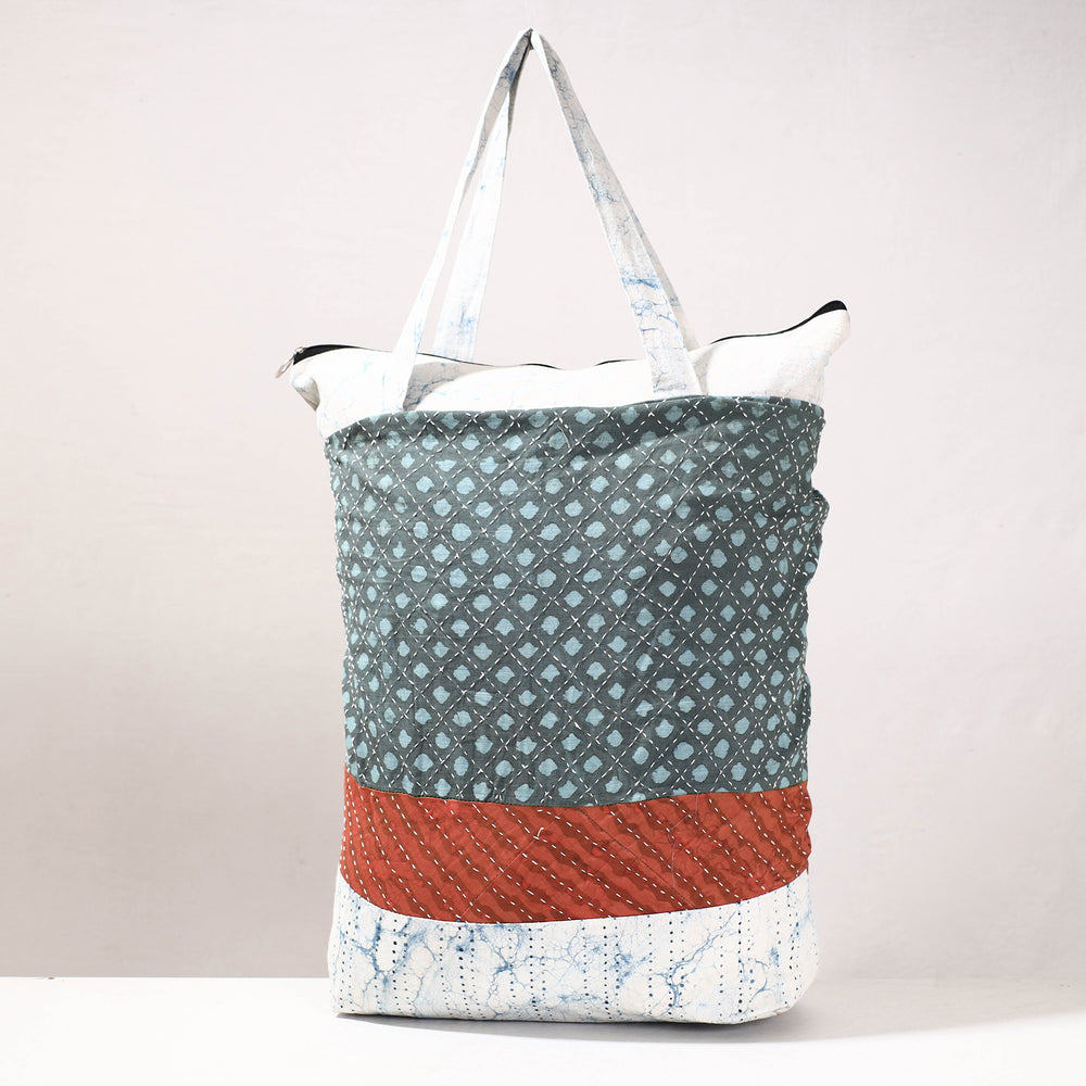 kantha shopping bag