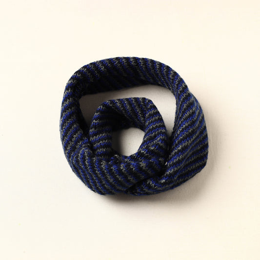 Blue - Kumaun Hand Knitted Woolen Neck Warmer