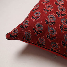 Ajrakh Print Cushion Cover (16 x 16 in) 06