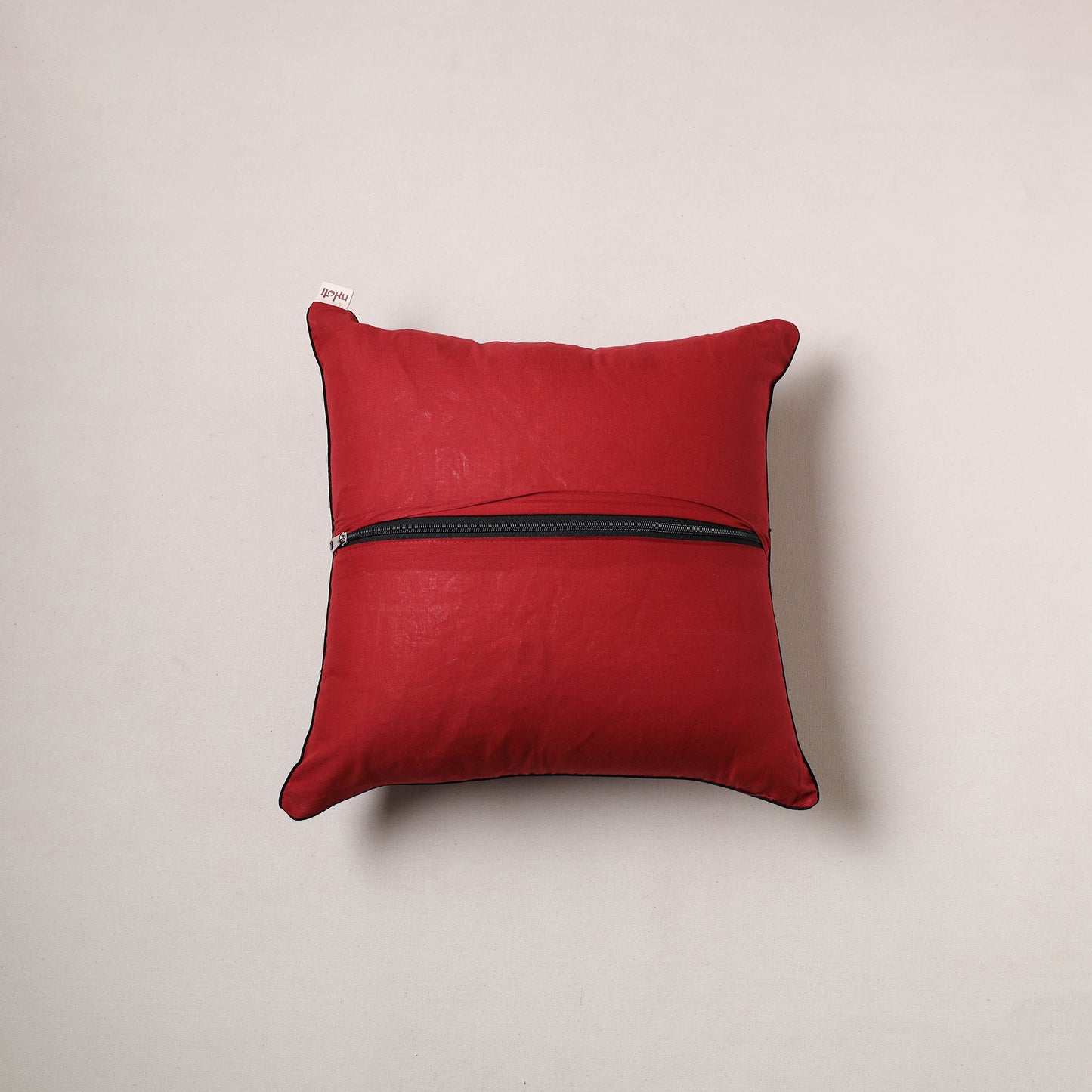 Ajrakh Print Cushion Cover (16 x 16 in) 06