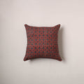 Ajrakh Print Cushion Cover (16 x 16 in) 07