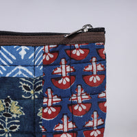 Multicolor - Handmade Cotton Fabric Quilted Patchwork Utility Pouch