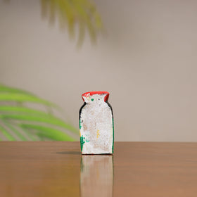  Traditional Burdwan Wood Craft Handpainted Sculpture 45 